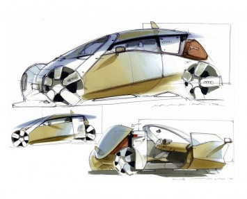 Skoda Concept design sketches by Maxim Shershnev