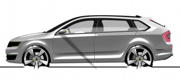 Skoda Rapid Sportback Concept Design Sketch