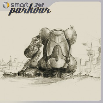Smart 341 Parkour Concept Design Sketches