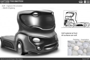 Soft Truck Concept Design Sketch by Martin Engberg