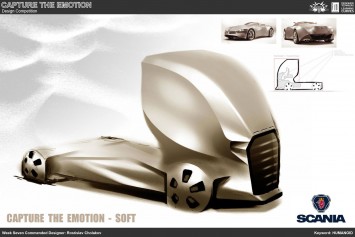 Soft Truck Concept Design Sketch by Rostislav Cholakov