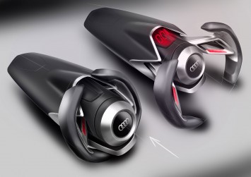 SPD - Concept Car Steering Wheel Design Sketches