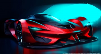 SRT Tomahawk Vision Gran Turismo Concept - Design Sketch
