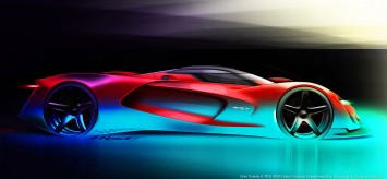 SRT Tomahawk Vision Gran Turismo Design Sketch Render
