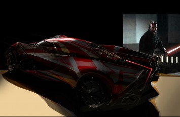 Star Wars Darth Maul-inspired Concept Car design sketch