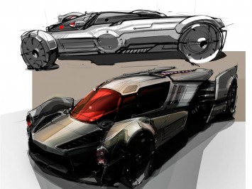 Star Wars-Inspired Car Design Sketches