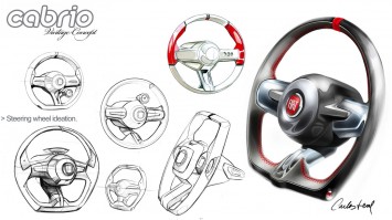 Steering Wheel Design Sketch