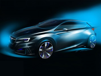 Subaru Impreza 5-Door Concept Design Sketch