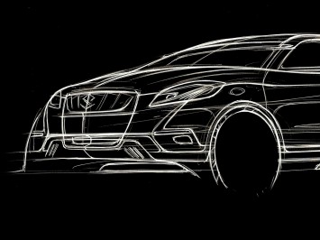Suzuki S-Cross Concept - Design Sketch