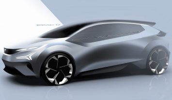 Tata 45X Concept Design Sketch Render