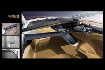 Tata 45X Concept Interior Design Sketch Render