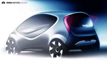 Tata Pixel Concept Design Sketch