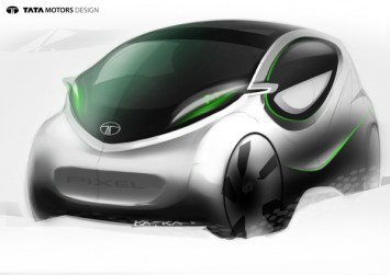 Tata Pixel Concept Design Sketch