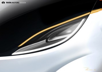 Tata Pixel Concept - Headlight Design Sketch