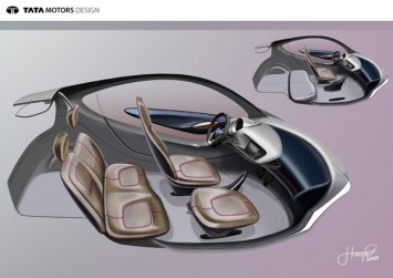 Tata Pixel Concept - Interior Design Sketch