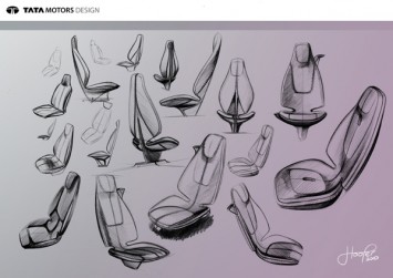 Tata Pixel Concept Interior Design Sketches