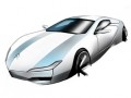 Concept car rendering in Photoshop