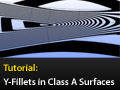 Y-Fillets in Class A Surfaces
