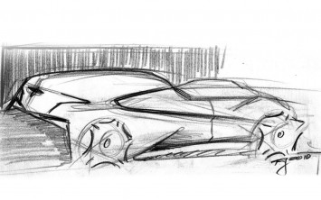 Toyota Bionic Plus Concept Design Sketch