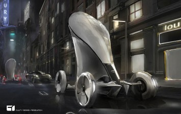 Toyota e-grus Concept - design sketch