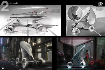 Toyota e-grus Concept - design Sketches