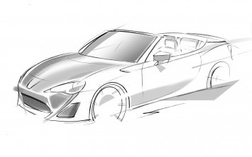 Toyota FT-86 Open Concept - Design Sketch