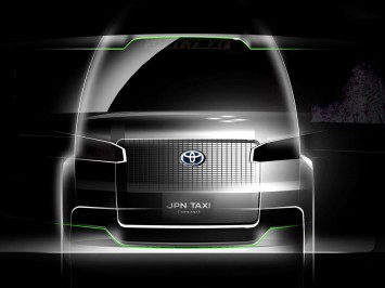 Toyota JPN Taxi Concept - Design Sketch