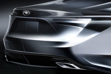 Toyota Sedan Concept design sketch detail