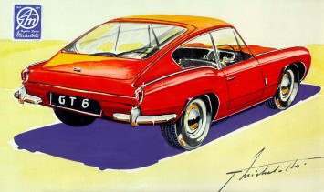 Triumph GT6 - Design Sketch by Giovanni Michelotti