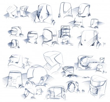 Truck Design Sketches by Hussein Al Attars