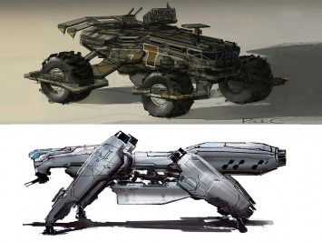 Vehicle Design Sketches by Paul Christopher