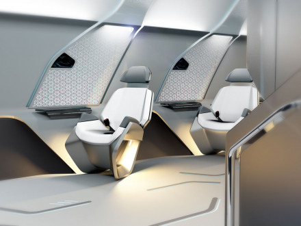 Designworks designs interior for 1,000 km/h Virgin Hyperloop One