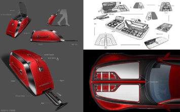 Vision Mercedes Maybach 6 Concept Design Sketches