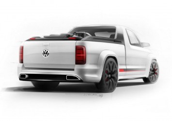 Volkswagen Amarok Power-Pickup Concept Design Sketch