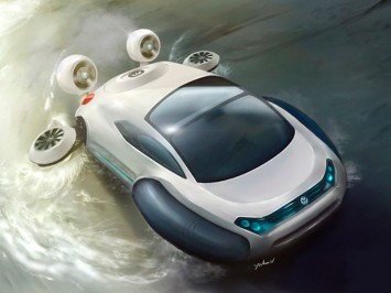 Volkswagen Aqua Concept Design Sketch