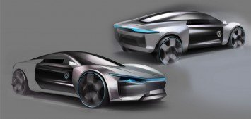 Volkswagen Aquilon Concept Design Sketch Renders