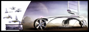 Volkswagen Auriga Concept Design Sketches