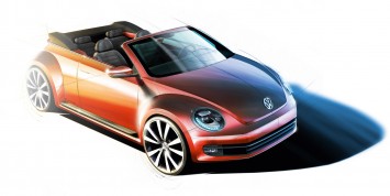 Volkswagen Beetle Cabriolet - Design Sketch