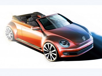 Volkswagen Beetle Cabriolet - Design Sketch