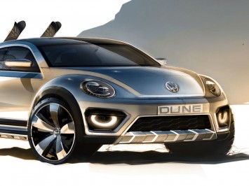 Volkswagen Beetle Dune Concept - Design Sketch detail
