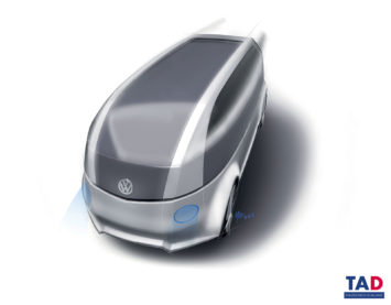 Volkswagen BULL.E Design Sketch Render by Gianluca Bartolini