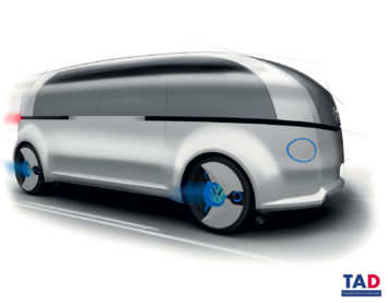 Volkswagen BULL.E Design Sketch Render by Gianluca Bartolini