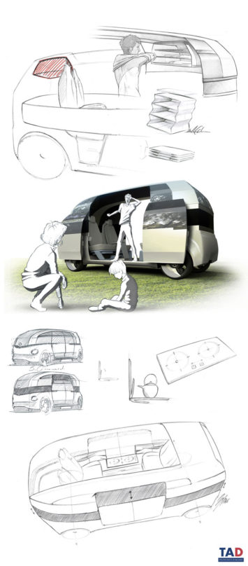 Volkswagen BULL.E Design Sketches