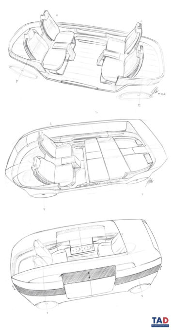 Volkswagen BULL.E Design Sketches by Gianluca Bartolini