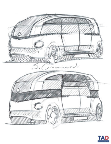 Volkswagen BULL.E Design Sketches by Jacopo Giovanardi
