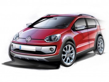 Volkswagen Cross Up! Concept Design Sketch