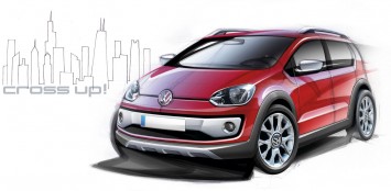Volkswagen Cross Up! Concept Design Sketch
