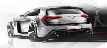 Volkswagen Design Vision GTI Design Sketch