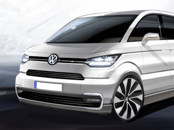Volkswagen e-Co-Motion Concept - Design Sketch