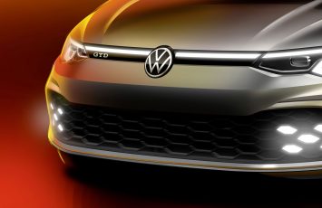 Volkswagen Golf GTD Design Sketch Render